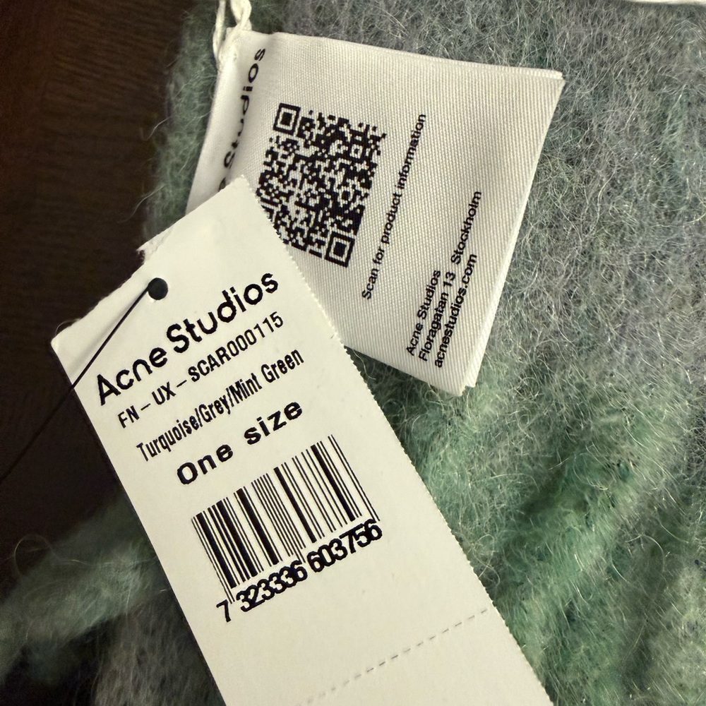 NWT Acne Studios Pastel Multi-Color Cozy Scarf - Picture 6 of 10
